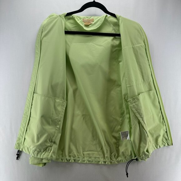 Royal Robbins Jacket Mens M Full Zip Hooded Windbreaker Lightweight Citron Green - Picture 10 of 12